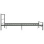 vidaXL Estructura de cama de metal gris 120x200 cm vidaXL Estructura de cama de metal gris 120x200 cm