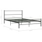 vidaXL Estructura de cama de metal gris 120x200 cm vidaXL Estructura de cama de metal gris 120x200 cm