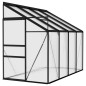vidaXL Invernadero de aluminio gris antracita 5,02 m³ vidaXL Invernadero de aluminio gris antracita 5,02 m³