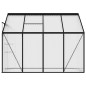 vidaXL Invernadero de aluminio gris antracita 5,02 m³ vidaXL Invernadero de aluminio gris antracita 5,02 m³