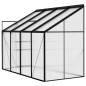 vidaXL Invernadero de aluminio gris antracita 5,02 m³ vidaXL Invernadero de aluminio gris antracita 5,02 m³