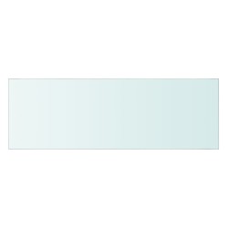 vidaXL Panel de estante vidrio claro 60x20 cm