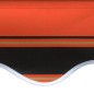 vidaXL Toldo de lona naranja y marrón 350x250 cm vidaXL Toldo de lona naranja y marrón 350x250 cm
