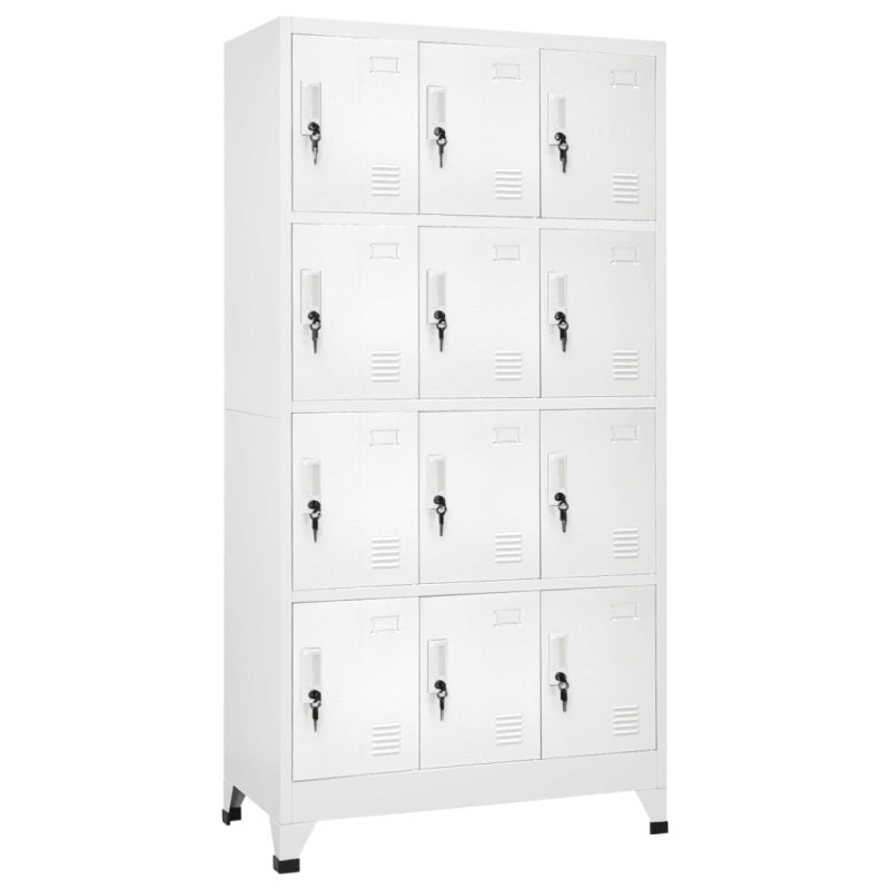 vidaXL Taquilla con 12 compartimentos 90x45x180 cm vidaXL Taquilla con 12 compartimentos 90x45x180 cm