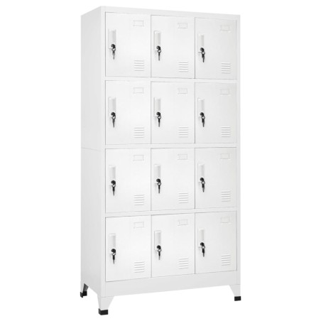 vidaXL Taquilla con 12 compartimentos 90x45x180 cm  