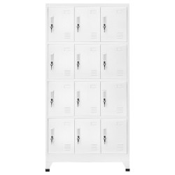 vidaXL Taquilla con 12 compartimentos 90x45x180 cm  