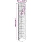 vidaXL Arriate gaviones circular 4 piezas Ø30x50/100/150/200 cm vidaXL Arriate gaviones circular 4 piezas Ø30x50/100/150/200 cm
