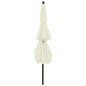 vidaXL Sombrilla de 3 niveles con poste de aluminio arena 3,5 m vidaXL Sombrilla de 3 niveles con poste de aluminio arena 3,5 m