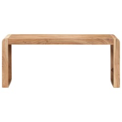 vidaXL Banco de madera de acacia maciza 110x38x46 cm