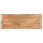 vidaXL Banco de madera de acacia maciza 110x38x46 cm vidaXL Banco de madera de acacia maciza 110x38x46 cm