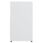 vidaXL Armario de baño madera contrachapada blanco 60x33x61 cm vidaXL Armario de baño madera contrachapada blanco 60x33x61 cm