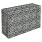vidaXL Arriate de gaviones de acero galvanizado 90x30x60 cm vidaXL Arriate de gaviones de acero galvanizado 90x30x60 cm
