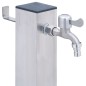 vidaXL Fuente de agua para jardín acero inoxidable cuadrada 80 cm vidaXL Fuente de agua para jardín acero inoxidable cuadrada 80 cm