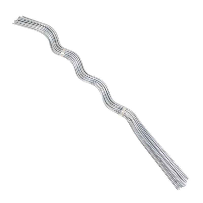 vidaXL Soporte para planta espiral 50 unidades 110cm acero galvanizado vidaXL Soporte para planta espiral 50 unidades 110cm acero galvanizado