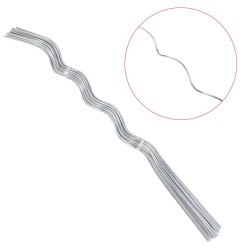 vidaXL Soporte para planta espiral 50 unidades 110cm acero galvanizado