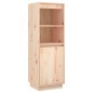 vidaXL Aparador alto de madera maciza de pino 37x34x110 cm vidaXL Aparador alto de madera maciza de pino 37x34x110 cm