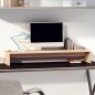 vidaXL Soporte para monitor madera maciza de pino 100x27x15 cm