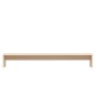 vidaXL Soporte para monitor madera maciza de pino 100x27x15 cm