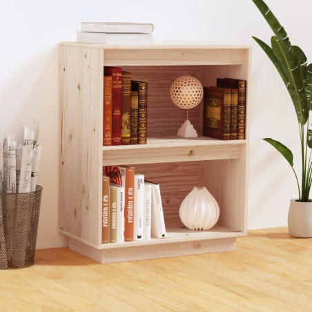vidaXL Mesa consola de madera maciza de pino 60x34x75 cm