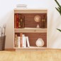 vidaXL Mesa consola de madera maciza de pino 60x34x75 cm