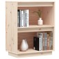 vidaXL Mesa consola de madera maciza de pino 60x34x75 cm