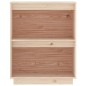 vidaXL Mesa consola de madera maciza de pino 60x34x75 cm