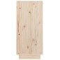 vidaXL Mesa consola de madera maciza de pino 60x34x75 cm