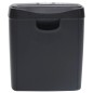 vidaXL Trituradora de papel cortadas en tiras 6 hojas negro vidaXL Trituradora de papel cortadas en tiras 6 hojas negro