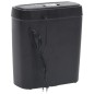 vidaXL Trituradora de papel cortadas en tiras 6 hojas negro vidaXL Trituradora de papel cortadas en tiras 6 hojas negro