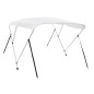 vidaXL Toldo Bimini de 3 arcos blanco 183x196x137 cm vidaXL Toldo Bimini de 3 arcos blanco 183x196x137 cm