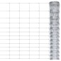 vidaXL Valla de jardín de acero galvanizado plateado 50x1,5 m vidaXL Valla de jardín de acero galvanizado plateado 50x1,5 m