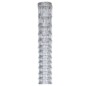 vidaXL Valla de jardín de acero galvanizado plateado 50x1,5 m vidaXL Valla de jardín de acero galvanizado plateado 50x1,5 m