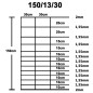 vidaXL Valla de jardín de acero galvanizado plateado 50x1,5 m vidaXL Valla de jardín de acero galvanizado plateado 50x1,5 m