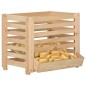 vidaXL Caja para patatas madera maciza de pino 60x40x50 cm vidaXL Caja para patatas madera maciza de pino 60x40x50 cm