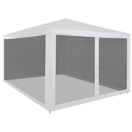 vidaXL Carpa de celebraciones plegable con 4 paredes de malla 4x3 m
