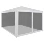 vidaXL Carpa de celebraciones plegable con 4 paredes de malla 4x3 m vidaXL Carpa de celebraciones plegable con 4 paredes de malla 4x3 m