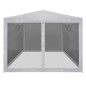 vidaXL Carpa de celebraciones plegable con 4 paredes de malla 4x3 m vidaXL Carpa de celebraciones plegable con 4 paredes de malla 4x3 m