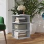 vidaXL Armario auxiliar madera contrachapada gris hormigón 35x35x55 cm vidaXL Armario auxiliar madera contrachapada gris hormigón 35x35x55 cm