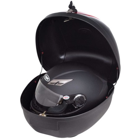 vidaXL Baúl para motos un casco 36 L