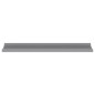 vidaXL Estantes de pared 4 unidades gris 80x9x3 cm vidaXL Estantes de pared 4 unidades gris 80x9x3 cm