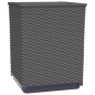 vidaXL Jardineras 2 uds polipropileno negro 30x30x37 cm vidaXL Jardineras 2 uds polipropileno negro 30x30x37 cm