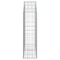 vidaXL Cesta gaviones forma arco hierro galvanizado 100x30x100/120 cm vidaXL Cesta gaviones forma arco hierro galvanizado 100x30x100/120 cm