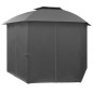 vidaXL Carpa de jardín con cortinas hexagonal 360x265 cm vidaXL Carpa de jardín con cortinas hexagonal 360x265 cm