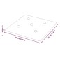 vidaXL Paneles de pared 12 uds cuero sintético marrón 30x30 cm 1,08 m² vidaXL Paneles de pared 12 uds cuero sintético marrón 30x30 cm 1,08 m²