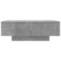 vidaXL Mesa de centro madera de ingeniería gris hormigón 90x60x31 cm vidaXL Mesa de centro madera de ingeniería gris hormigón 90x60x31 cm
