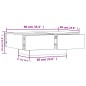 vidaXL Mesa de centro madera de ingeniería gris hormigón 90x60x31 cm vidaXL Mesa de centro madera de ingeniería gris hormigón 90x60x31 cm