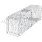 vidaXL Trampa para animales vivos galvanizada 100 cm vidaXL Trampa para animales vivos galvanizada 100 cm