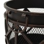 vidaXL Brasero rústico con atizador acero Φ42x54 cm vidaXL Brasero rústico con atizador acero Φ42x54 cm