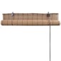 vidaXL Persianas enrollables de bambú marrón 100x160 cm vidaXL Persianas enrollables de bambú marrón 100x160 cm