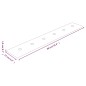 vidaXL Paneles de pared 12 uds cuero sintético crema 90x15 cm 1,62 m² vidaXL Paneles de pared 12 uds cuero sintético crema 90x15 cm 1,62 m²